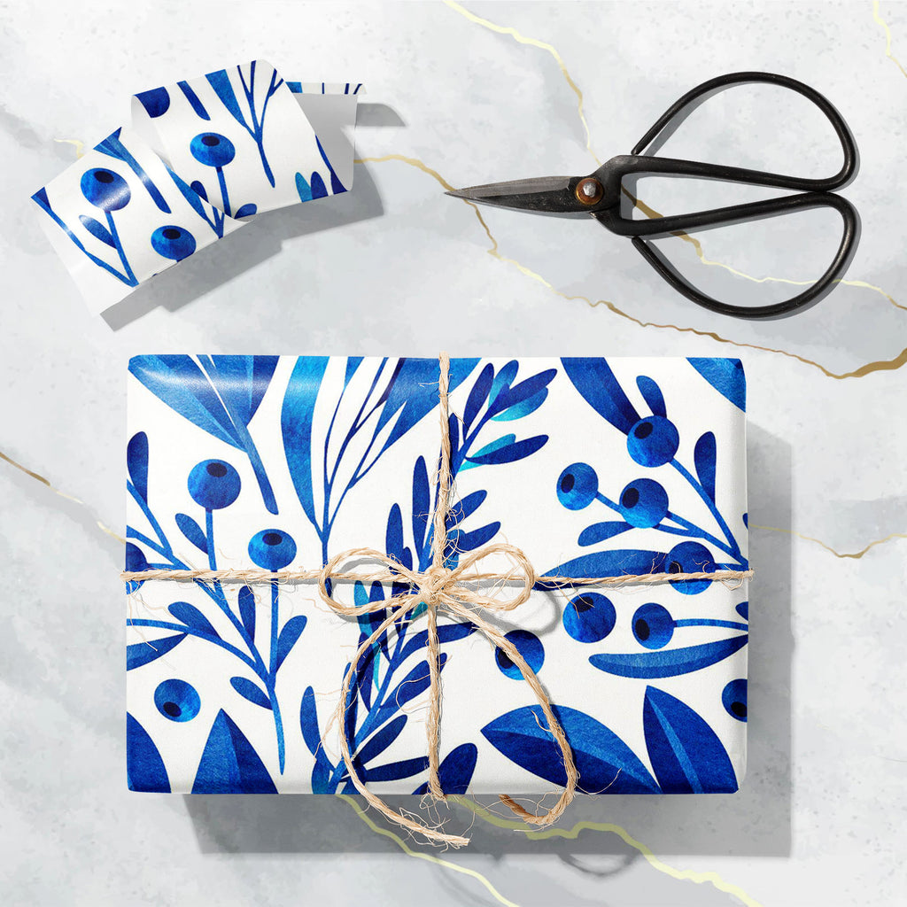 Watercolor Floral Pattern D34 Art & Craft Gift Wrapping Paper-Wrapping Papers-WRP_PP-IC 5015981 IC 5015981, Art and Paintings, Botanical, Floral, Flowers, Illustrations, Nature, Patterns, Scenic, Signs, Signs and Symbols, Watercolour, watercolor, pattern, d34, art, craft, gift, wrapping, paper, illustration, leaf, background, texture, wallpaper, backdrop, berries, blue, blueberries, branch, cobalt, delft, design, garden, indigo, seamless, stem, textile, artzfolio, wrapping paper, gift wrapping paper, gift w