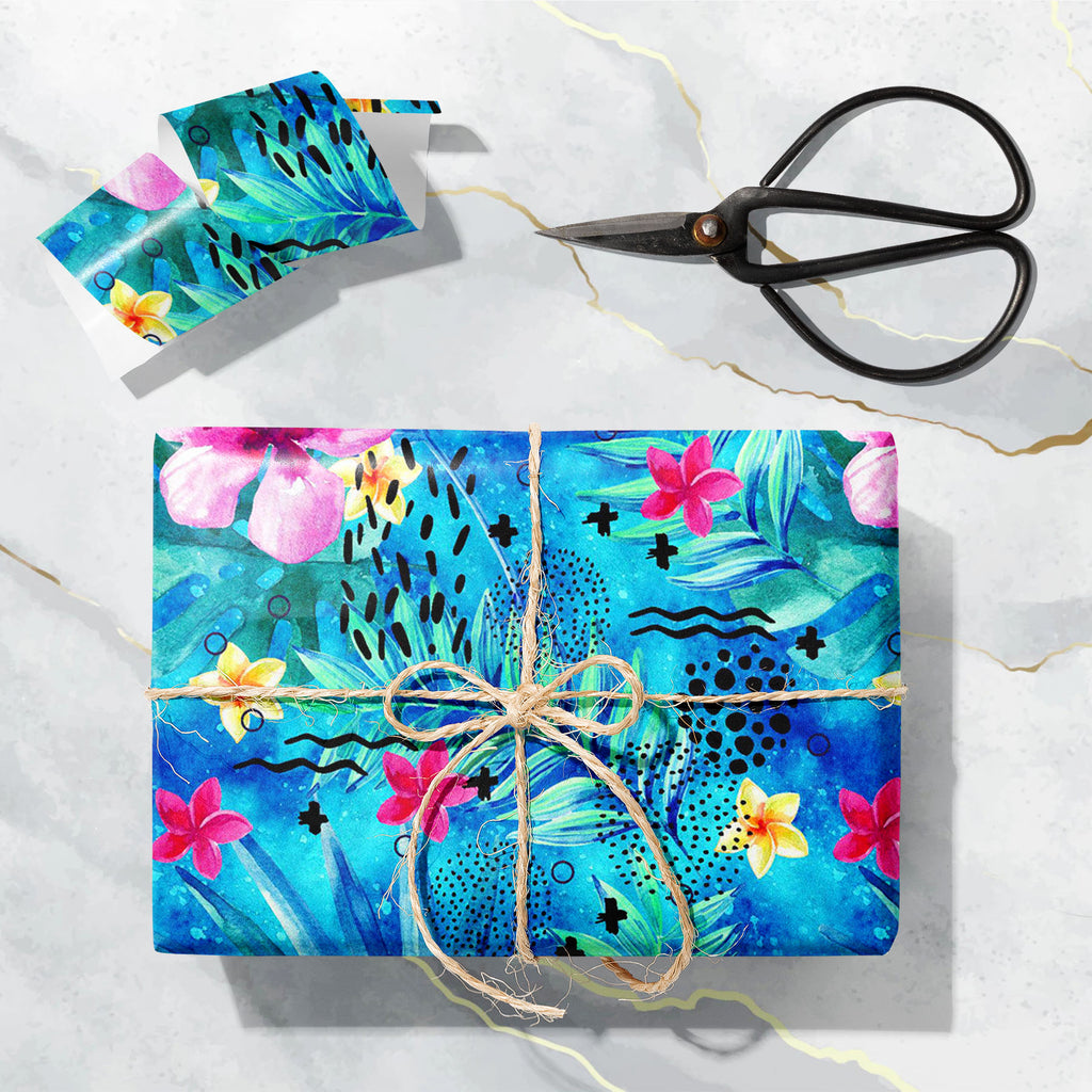 Tropical Floral Leaves Art & Craft Gift Wrapping Paper-Wrapping Papers-WRP_PP-IC 5015985 IC 5015985, Botanical, Floral, Flowers, Nature, Tropical, Watercolour, leaves, art, craft, gift, wrapping, paper, artzfolio, wrapping paper, gift wrapping paper, gift wrapping, birthday wrapping paper, holiday wrapping paper, cool wrapping paper, unique wrapping paper, luxury wrapping paper, wrapping paper sheet, wrap sheet, pretty wrapping paper, bulk wrapping paper, holiday gift wrap, baby wrapping paper, fancy wrappi