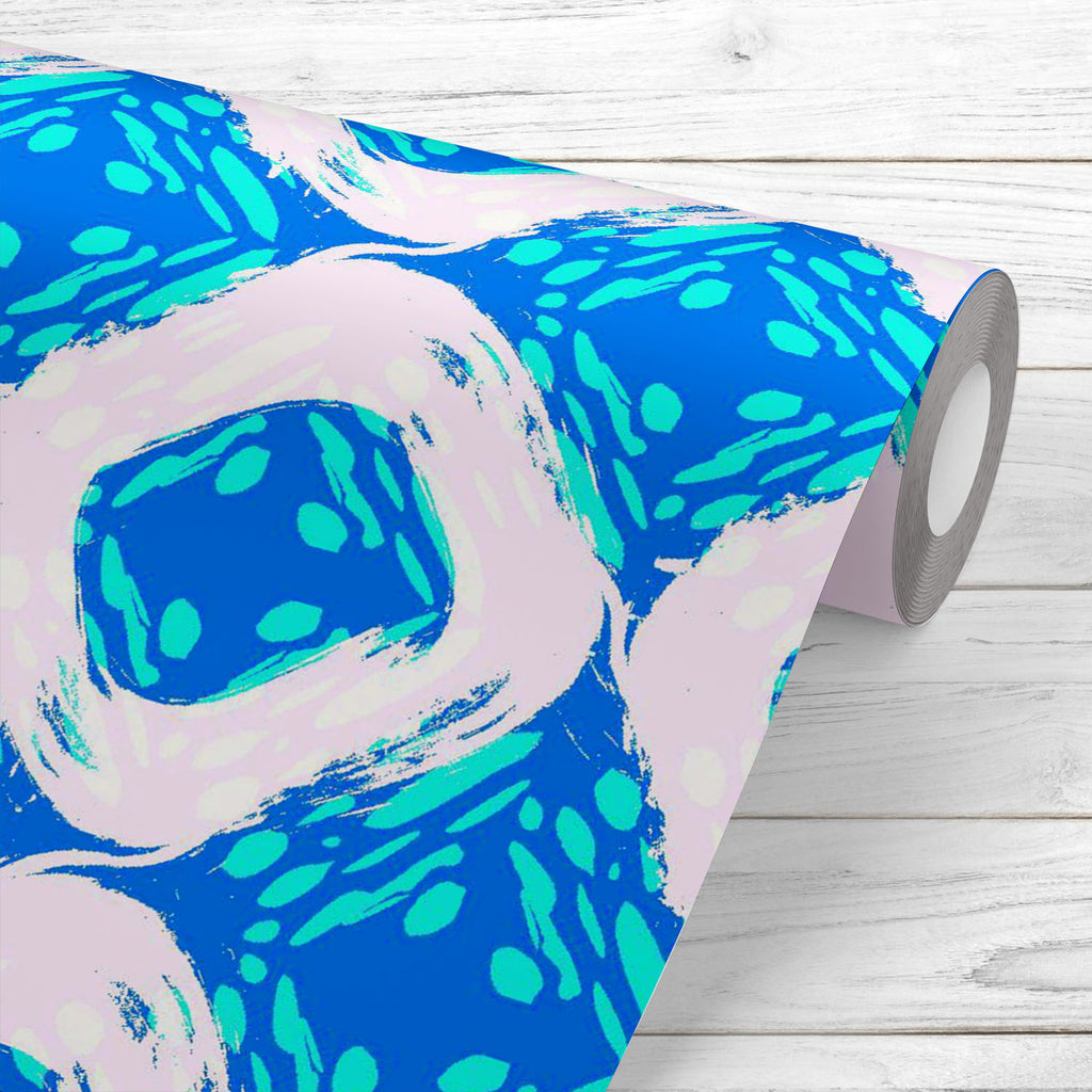 Abstract Chevron Strokes D3 Wallpaper Roll - Wallpapers Peel & Stick - ArtzFolio.com