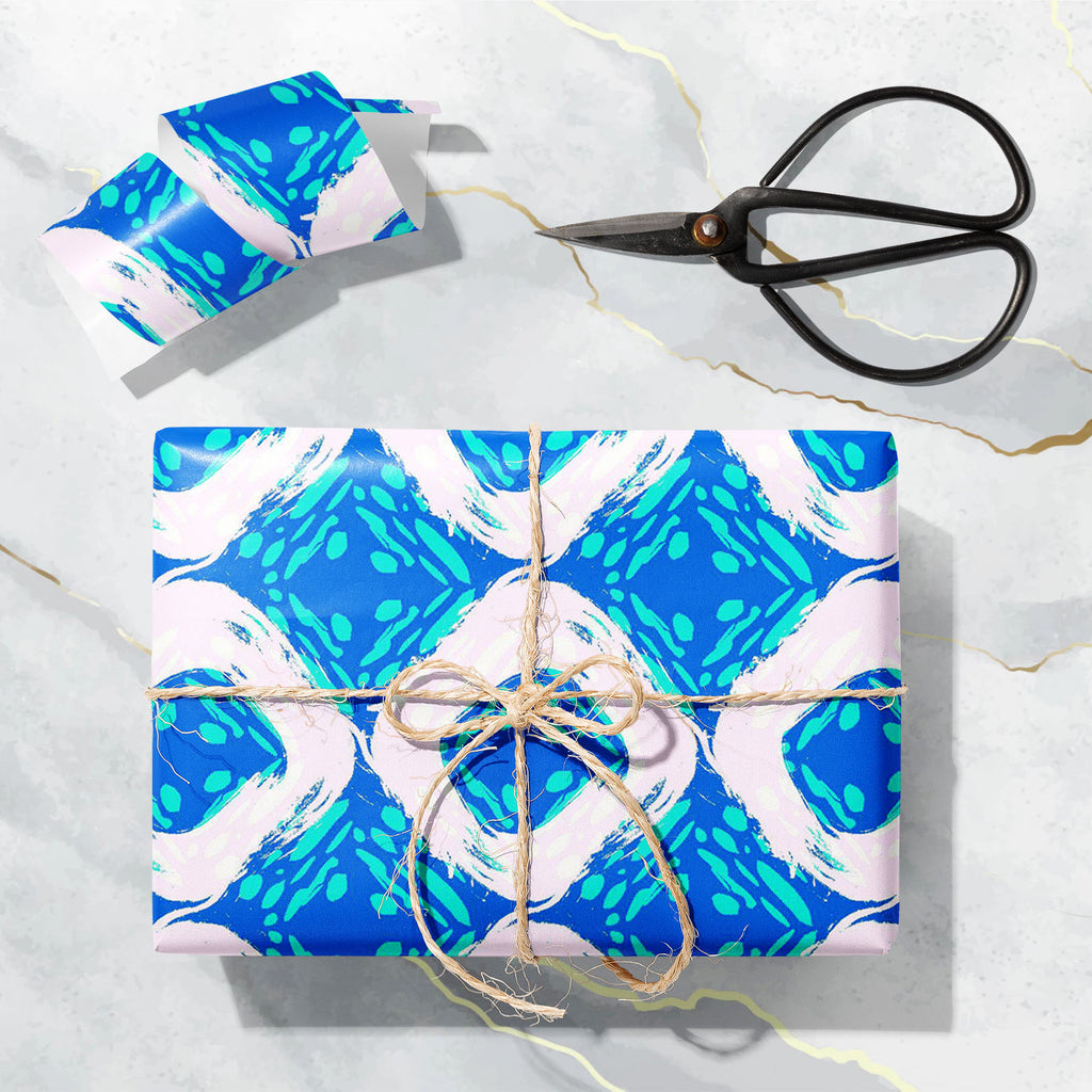 Abstract Chevron Strokes D3 Art & Craft Gift Wrapping Paper - Wrapping Papers - ArtzFolio.com