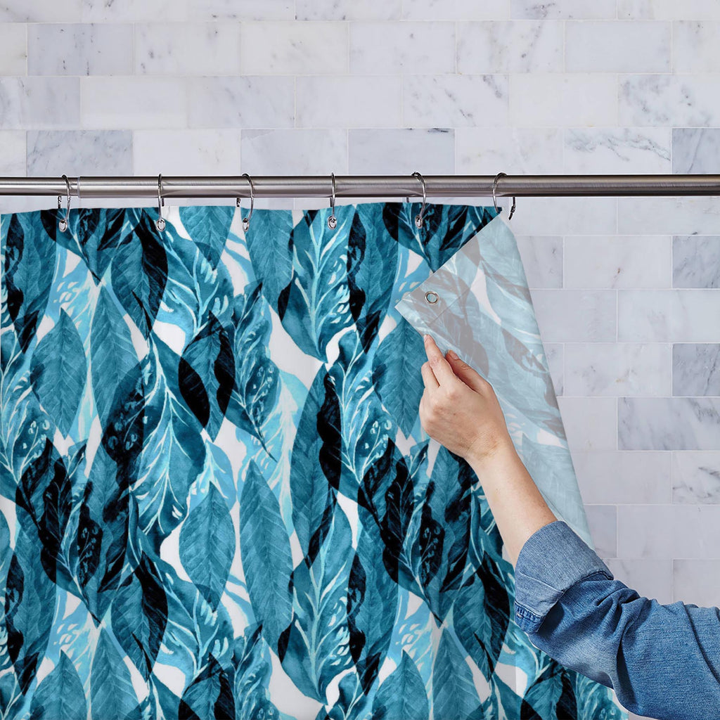 Forest Leaves Pattern Washable Waterproof Shower Curtain-Shower Curtains-CUR_SH_EL-IC 5015993 IC 5015993, Abstract Expressionism, Abstracts, Ancient, Art and Paintings, Black and White, Botanical, Collages, Digital, Digital Art, Drawing, Floral, Flowers, Graphic, Hawaiian, Historical, Illustrations, Medieval, Nature, Patterns, Scenic, Semi Abstract, Signs, Signs and Symbols, Tropical, Vintage, Watercolour, White, forest, leaves, pattern, washable, waterproof, shower, curtain, seamless, flower, texture, wate