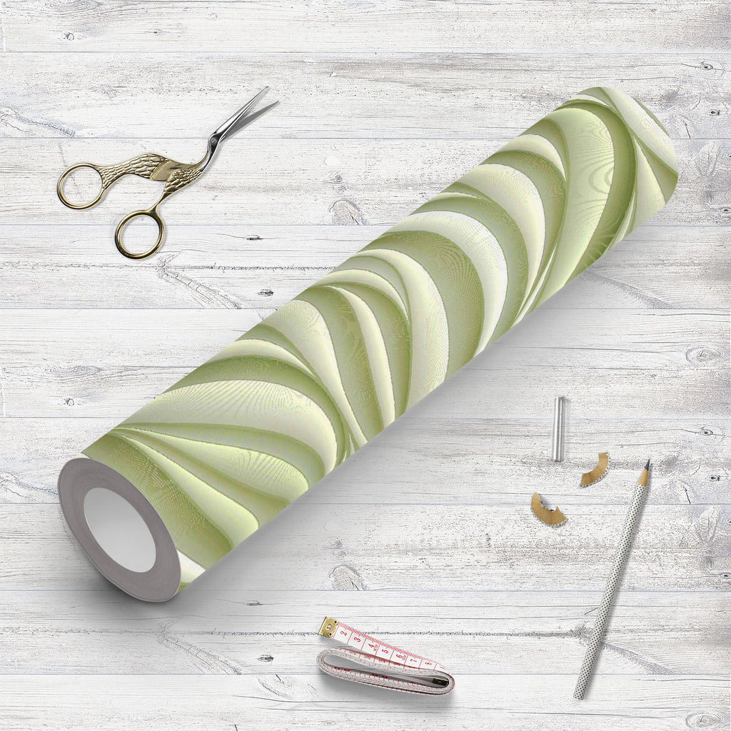 Abstract Waves D14 Wallpaper Roll - Wallpapers Peel & Stick - ArtzFolio.com