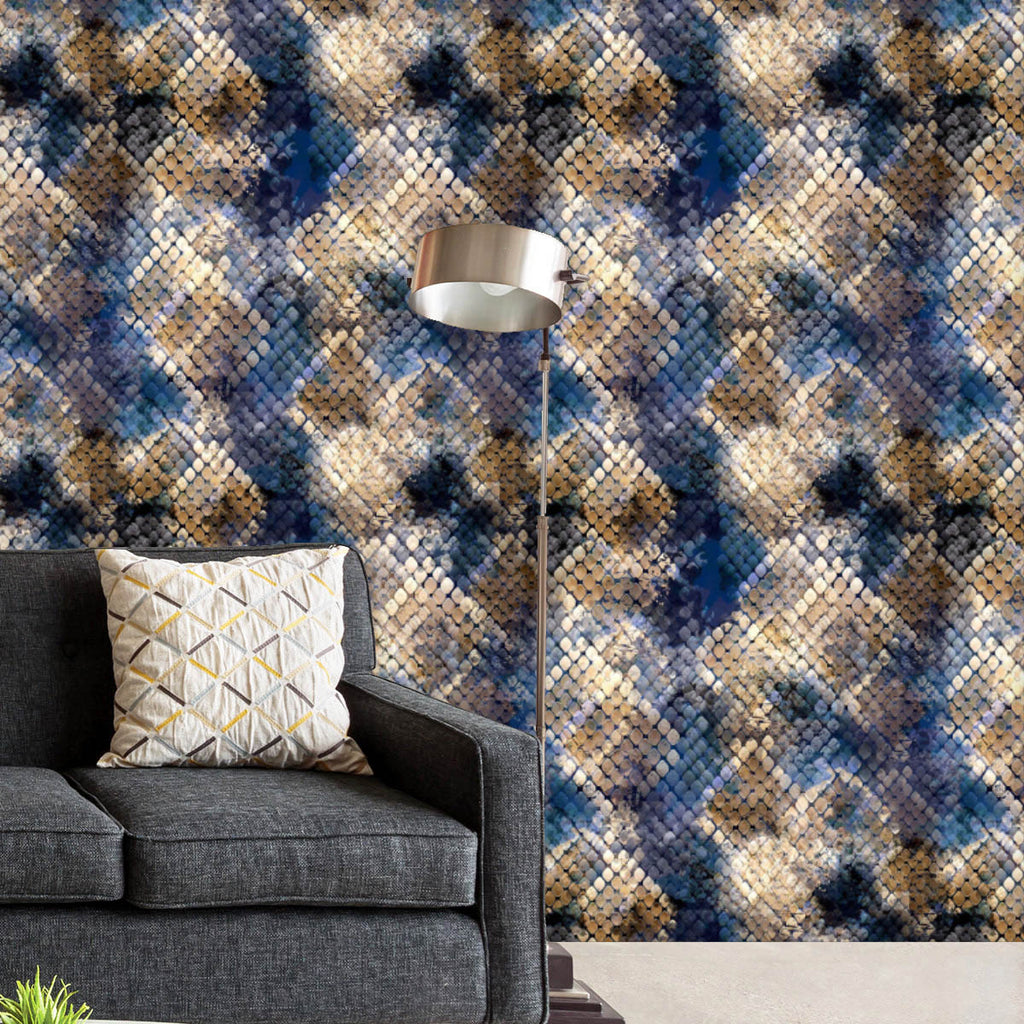 Wild Snakeskin Wallpaper Roll-Wallpapers Peel & Stick-WAL_PA-IC 5015998 IC 5015998, Abstract Expressionism, Abstracts, African, Animals, Dots, Fashion, Illustrations, Nature, Patterns, Scenic, Semi Abstract, Signs, Signs and Symbols, Stripes, Watercolour, Wildlife, wild, snakeskin, wallpaper, roll, animal, pattern, print, skin, snake, seamless, texture, abstract, fabric, textile, watercolor, camouflage, brown, background, africa, design, jungle, leather, blue, chic, repeat, exotic, safari, stripe, illustrat