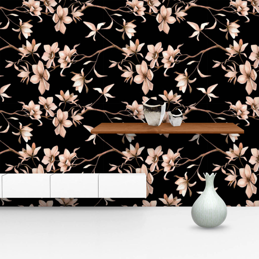 Watercolor Floral Magnolies Wallpaper Roll-Wallpapers Peel & Stick-WAL_PA-IC 5016003 IC 5016003, Abstract Expressionism, Abstracts, Ancient, Art and Paintings, Botanical, Digital, Digital Art, Drawing, Floral, Flowers, Graphic, Historical, Illustrations, Medieval, Nature, Paintings, Patterns, Retro, Scenic, Semi Abstract, Signs, Signs and Symbols, Vintage, Watercolour, Wedding, watercolor, magnolies, wallpaper, roll, pattern, seamless, magnolia, painting, pink, sakura, abstract, art, background, beautiful, 
