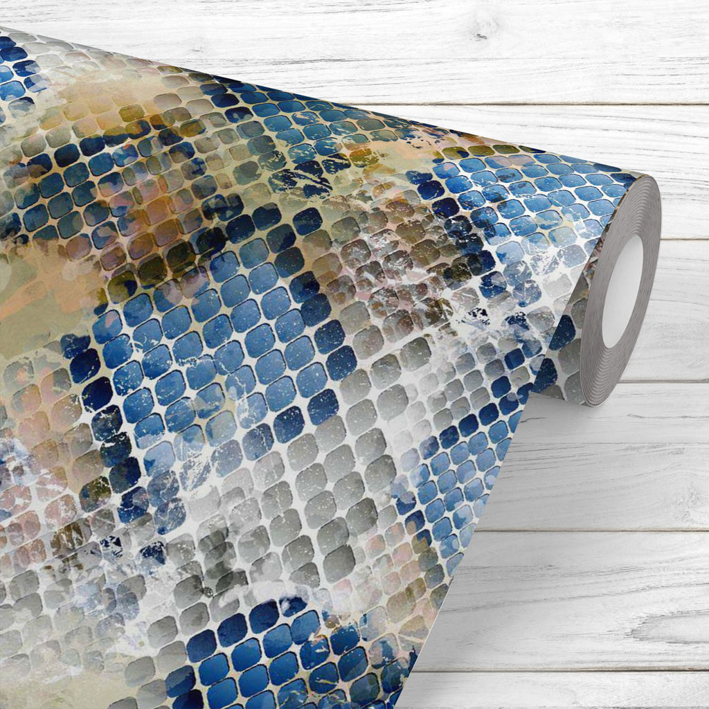Watercolor Wild Snakeskin Wallpaper Roll-Wallpapers Peel & Stick-WAL_PA-IC 5016004 IC 5016004, Abstract Expressionism, Abstracts, African, Animals, Dots, Fashion, Illustrations, Nature, Patterns, Scenic, Semi Abstract, Signs, Signs and Symbols, Stripes, Watercolour, Wildlife, watercolor, wild, snakeskin, wallpaper, roll, pattern, snake, seamless, texture, skin, animal, abstract, textile, camouflage, print, design, background, surface, fabric, jungle, scale, repeat, safari, africa, anaconda, blue, decor, exo