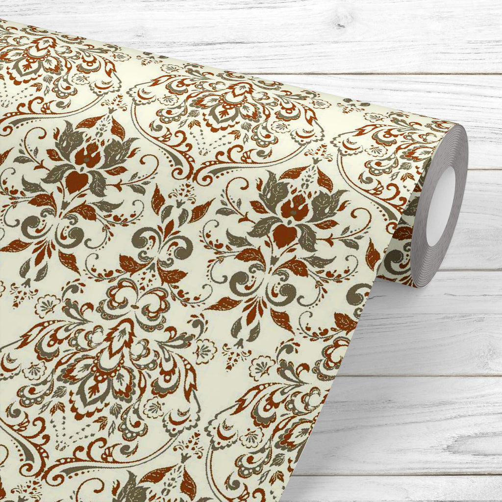 Ornate Vintage Damask Wallpaper Roll-Wallpapers Peel & Stick-WAL_PA-IC 5016009 IC 5016009, Ancient, Art and Paintings, Baroque, Botanical, Damask, Drawing, Floral, Flowers, Historical, Illustrations, Medieval, Nature, Patterns, Renaissance, Retro, Rococo, Signs, Signs and Symbols, Victorian, Vintage, ornate, wallpaper, roll, pattern, seamless, design, organic, texture, antique, art, backdrop, background, curl, curtains, curves, decor, elegance, fabric, flourishes, flower, flowery, foliage, leafs, leafy, old