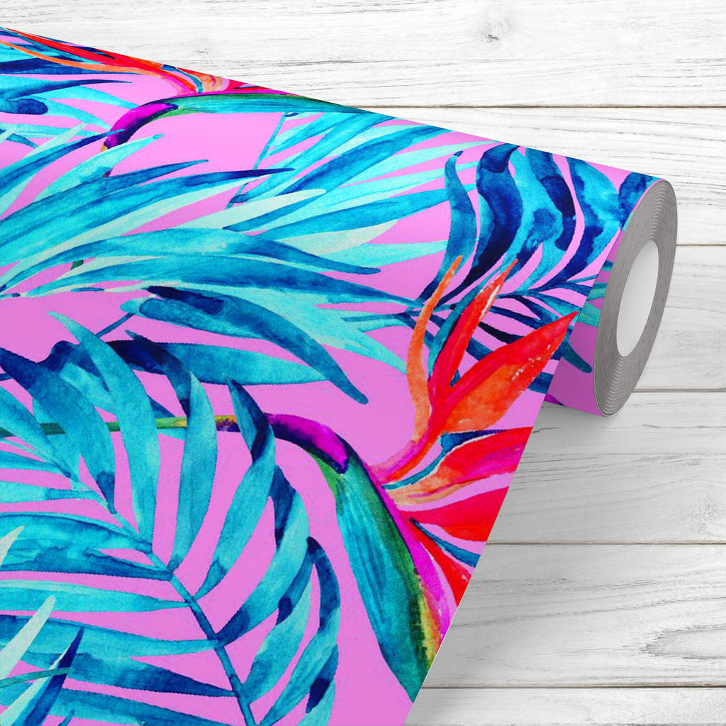 Watercolor Palm Leaves Wallpaper Roll-Wallpapers Peel & Stick-WAL_PA-IC 5016010 IC 5016010, Art and Paintings, Automobiles, Birds, Botanical, Digital, Digital Art, Floral, Flowers, Graphic, Hawaiian, Illustrations, Minimalism, Nature, Patterns, Scenic, Seasons, Signs, Signs and Symbols, Transportation, Travel, Tropical, Vehicles, Watercolour, watercolor, palm, leaves, wallpaper, roll, blue, pattern, summer, art, background, beautiful, bird, colorful, design, draw, element, evergreen, exotic, fan, flora, flo