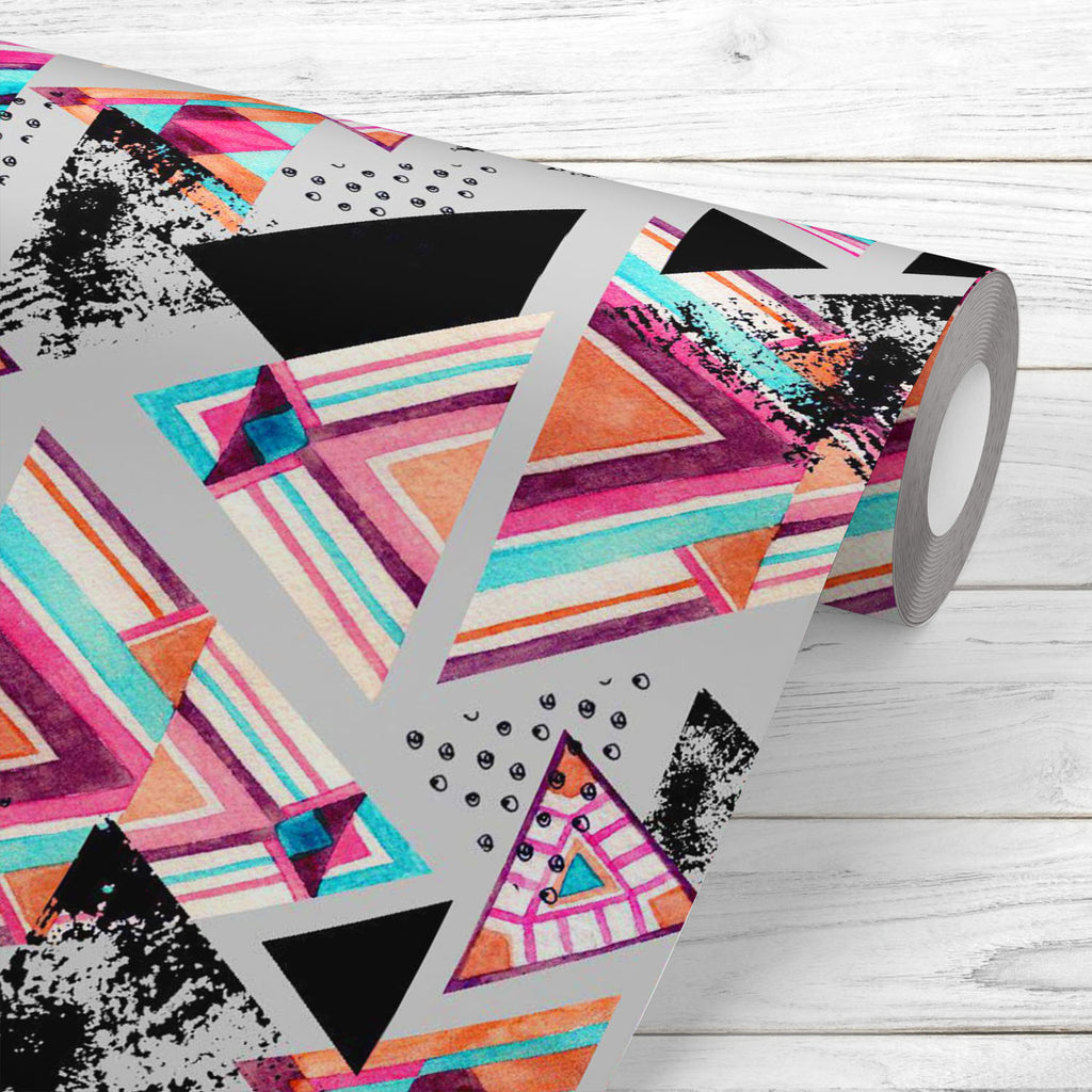 Abstract Tribal Elements Wallpaper Roll - Wallpapers Peel & Stick - ArtzFolio.com