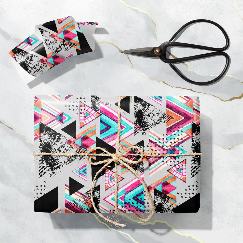 Abstract Tribal Elements Art & Craft Gift Wrapping Paper - Wrapping Papers - ArtzFolio.com