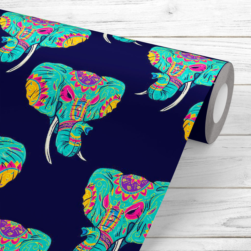 Sugar Skull Indian Elephant Wallpaper Roll-Wallpapers Peel & Stick-WAL_PA-IC 5016016 IC 5016016, Ancient, Art and Paintings, Botanical, Culture, Decorative, Education, Ethnic, Festivals, Festivals and Occasions, Festive, Floral, Flowers, Folk Art, God Ganesh, Hinduism, Historical, Holidays, Illustrations, Indian, Medieval, Nature, Patterns, Pop Art, Schools, Signs, Signs and Symbols, Symbols, Traditional, Tribal, Universities, Vintage, World Culture, sugar, skull, elephant, wallpaper, roll, art, pattern, se