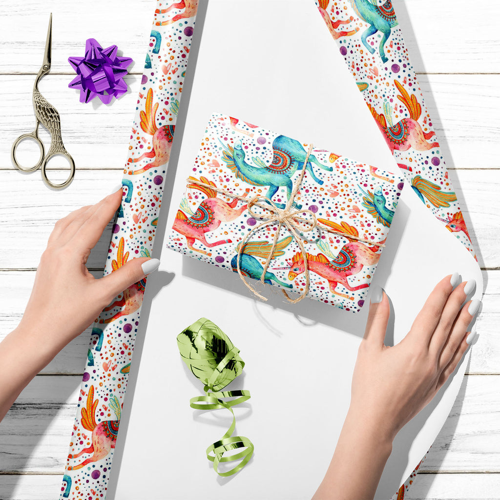Flying Unicorn Pair Art & Craft Gift Wrapping Paper-Wrapping Papers-WRP_PP-IC 5016024 IC 5016024, Animated Cartoons, Art and Paintings, Baby, Birthday, Black and White, Caricature, Cartoons, Children, Dots, Fantasy, Hearts, Illustrations, Kids, Love, Patterns, Romance, Signs, Signs and Symbols, Splatter, Symbols, Watercolour, White, flying, unicorn, pair, art, craft, gift, wrapping, paper, background, beauty, blue, bright, bubble, cartoon, colorful, concept, cute, day, design, doodle, dot, dream, fairytale,