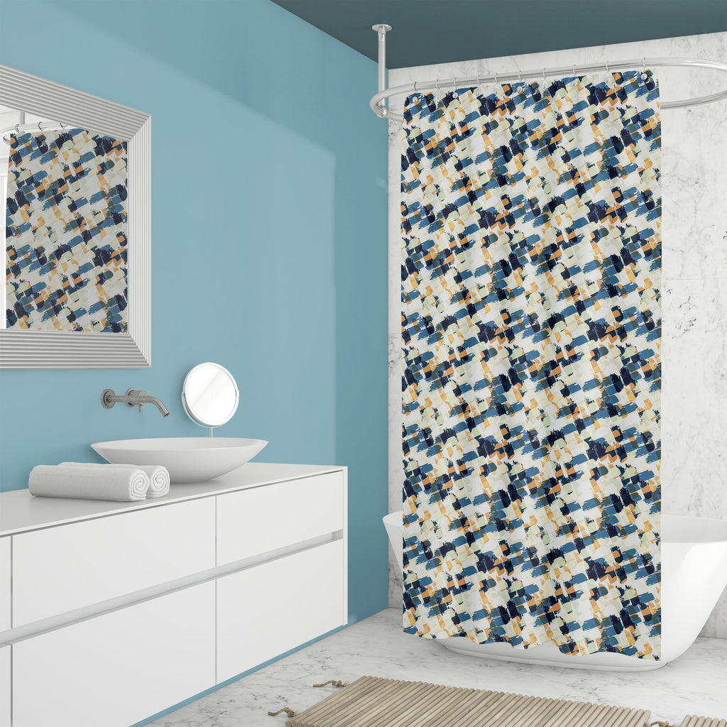Colorful Strokes Washable Waterproof Shower Curtain-Shower Curtains-CUR_SH_EL-IC 5016035 IC 5016035, Abstract Expressionism, Abstracts, Ancient, Art and Paintings, Digital, Digital Art, Drawing, Graphic, Historical, Illustrations, Impressionism, Medieval, Modern Art, Patterns, Semi Abstract, Signs, Signs and Symbols, Splatter, Stripes, Vintage, Watercolour, colorful, strokes, washable, waterproof, shower, curtain, abstract, pattern, watercolor, art, background, brush, modern, paint, acrylic, color, drawn, g