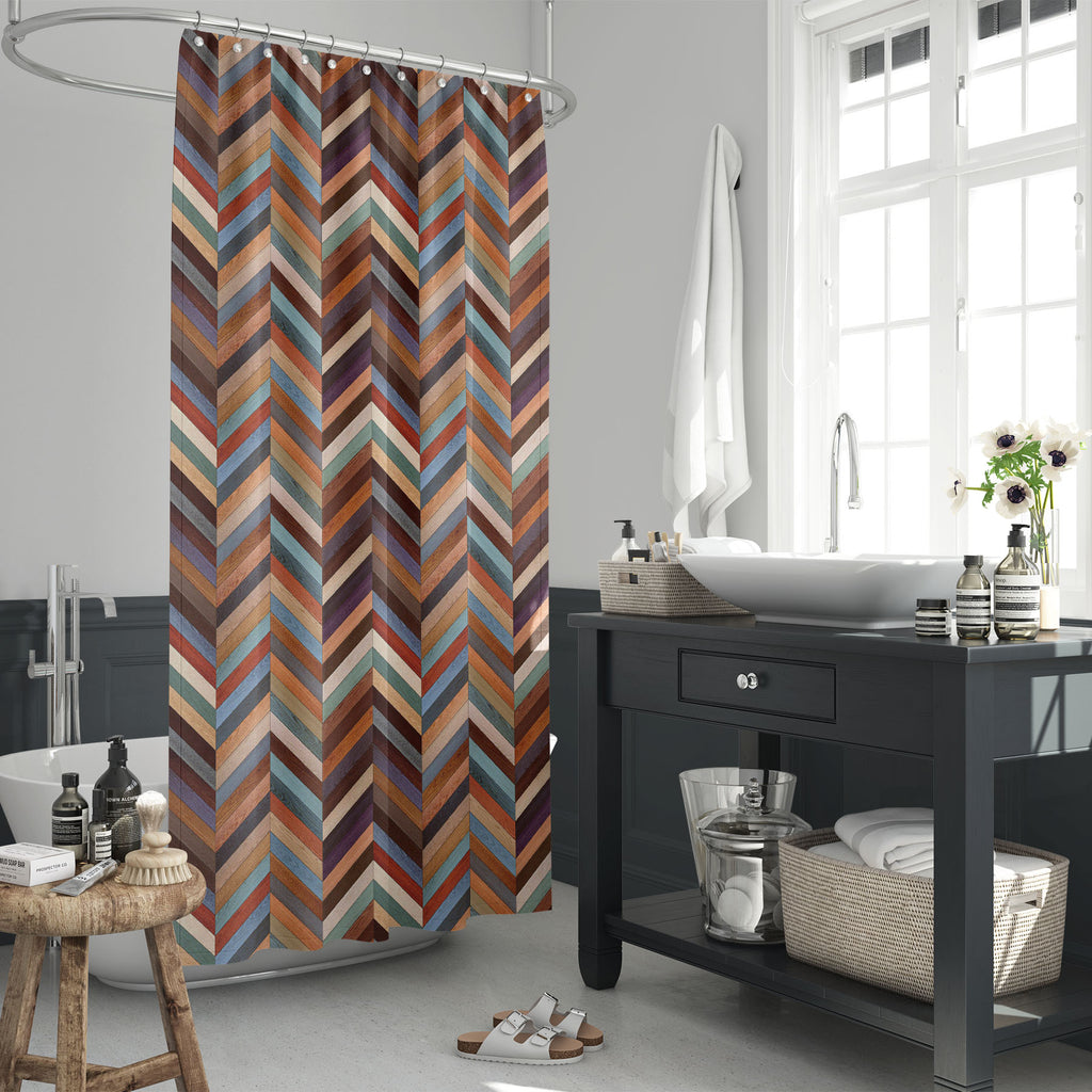 Wood Parquet Art Washable Waterproof Shower Curtain-Shower Curtains-CUR_SH_EL-IC 5016039 IC 5016039, Arrows, Art and Paintings, Chevron, Herringbone, Patterns, Signs, Signs and Symbols, Sports, Wooden, wood, parquet, art, washable, waterproof, shower, curtain, pattern, seamless, texture, background, interior, arrow, floor, planks, random, clip, colorful, design, flooring, game, panel, various, wallpaper, artzfolio, shower curtain, bathroom curtain, eyelet shower curtain, waterproof shower curtain, kids show