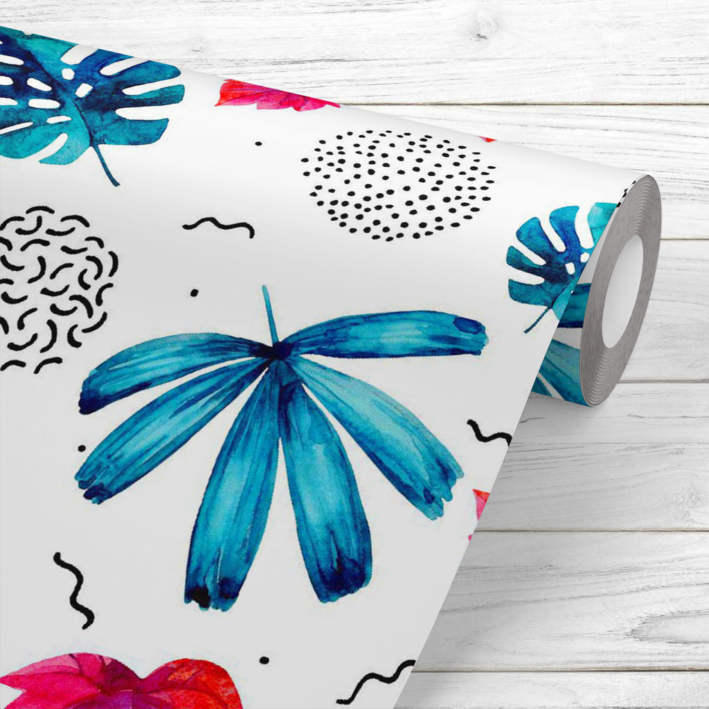 Watercolor Exotic Leaves Wallpaper Roll-Wallpapers Peel & Stick-WAL_PA-IC 5016052 IC 5016052, 80s, 90s, Abstract Expressionism, Abstracts, Art and Paintings, Botanical, Decorative, Digital, Digital Art, Dots, Drawing, Floral, Flowers, Graphic, Hipster, Illustrations, Minimalism, Modern Art, Nature, Paintings, Patterns, Scenic, Seasons, Semi Abstract, Signs, Signs and Symbols, Triangles, Tropical, Watercolour, watercolor, exotic, leaves, wallpaper, roll, pattern, water, illustration, color, seamless, abstrac