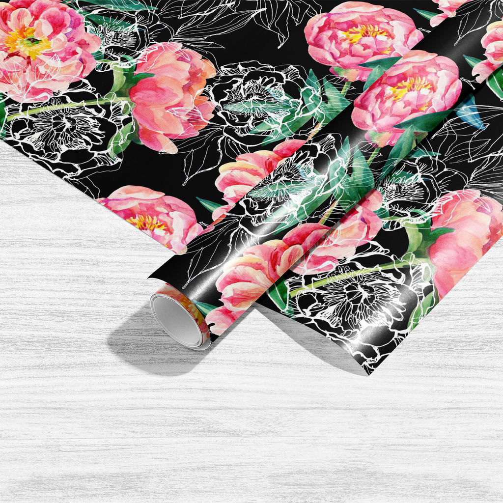 Watercolor Peony Flowers D2 Art & Craft Gift Wrapping Paper-Wrapping Papers-WRP_PP-IC 5016056 IC 5016056, 80s, Abstract Expressionism, Abstracts, Art and Paintings, Black, Black and White, Bohemian, Botanical, Digital, Digital Art, Dots, Floral, Flowers, Graphic, Illustrations, Modern Art, Nature, Patterns, Scenic, Semi Abstract, Signs, Signs and Symbols, Sketches, Watercolour, White, watercolor, peony, d2, art, craft, gift, wrapping, paper, background, pattern, seamless, flower, illustration, line, print, 