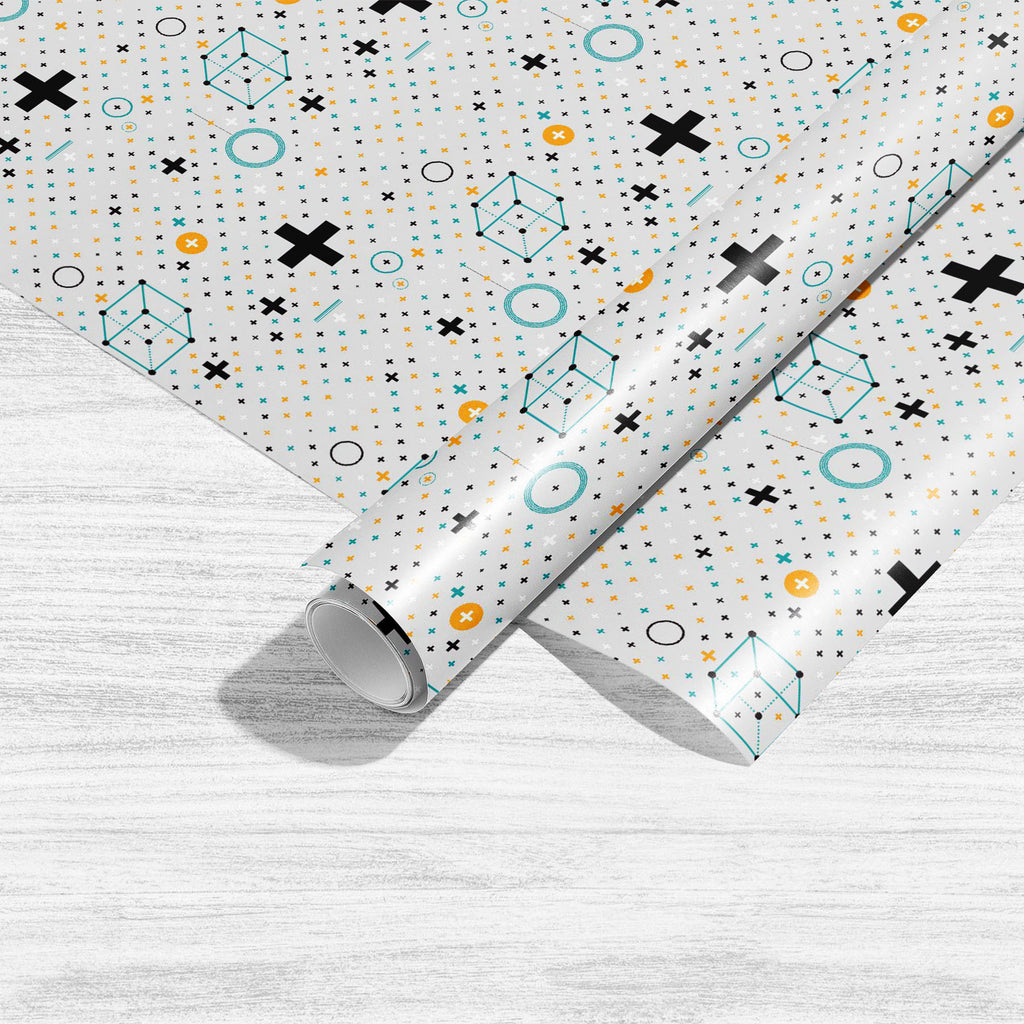 Minimalistic Geometric Elements Art & Craft Gift Wrapping Paper-Wrapping Papers-WRP_PP-IC 5016064 IC 5016064, Abstract Expressionism, Abstracts, Art and Paintings, Cross, Digital, Digital Art, Dots, Futurism, Geometric, Geometric Abstraction, Graphic, Illustrations, Minimalism, Modern Art, Patterns, Semi Abstract, Signs, Signs and Symbols, Space, minimalistic, elements, art, craft, gift, wrapping, paper, plus, abstract, pattern, background, dot, futuristic, backdrop, composition, cool, design, flat, geometr
