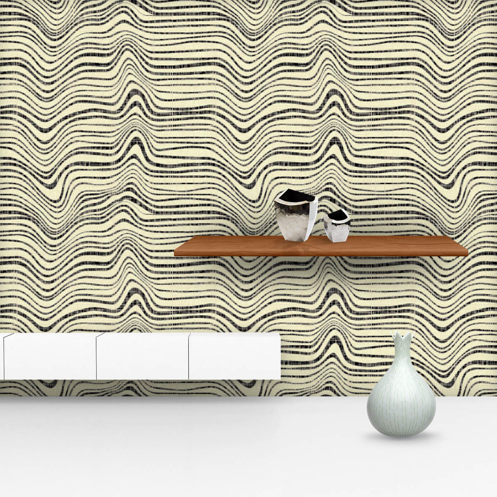 Wave Stripes Pattern Wallpaper Roll-Wallpapers Peel & Stick-WAL_PA-IC 5016072 IC 5016072, Abstract Expressionism, Abstracts, Ancient, Art and Paintings, Decorative, Digital, Digital Art, Drawing, Fashion, Geometric, Geometric Abstraction, Graphic, Hand Drawn, Hipster, Historical, Illustrations, Medieval, Modern Art, Patterns, Retro, Semi Abstract, Signs, Signs and Symbols, Stripes, Vintage, wave, pattern, wallpaper, roll, design, fabric, textile, abstract, art, artistic, backdrop, background, beige, brown, 