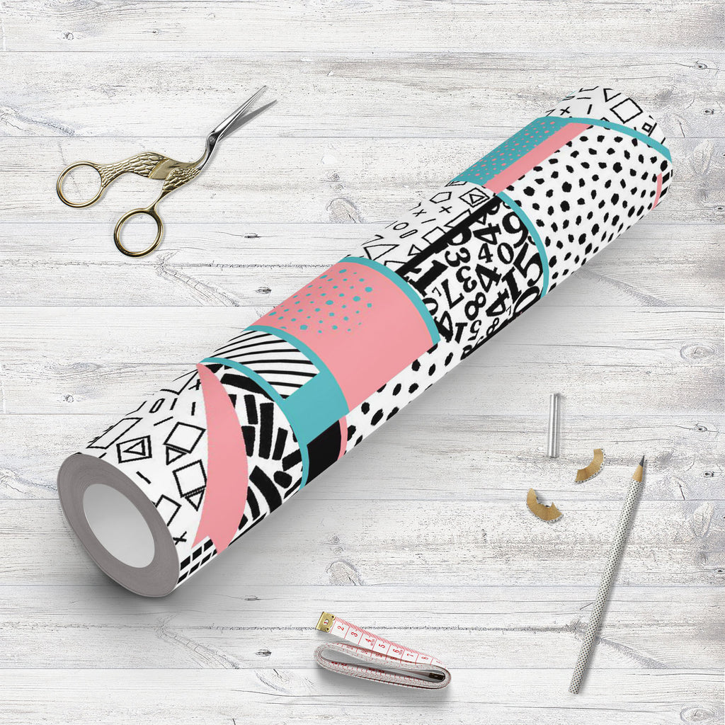 Abstract Patchwork Art D1 Wallpaper Roll - Wallpapers Peel & Stick - ArtzFolio.com