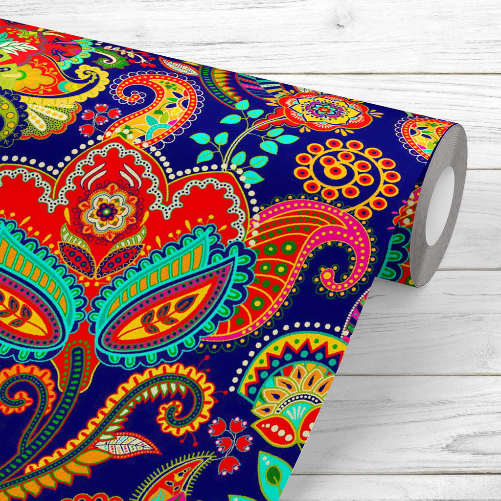 Indian Floral Paisley Pattern Wallpaper Roll-Wallpapers Peel & Stick-WAL_PA-IC 5016107 IC 5016107, Abstract Expressionism, Abstracts, Ancient, Art and Paintings, Botanical, Culture, Decorative, Digital, Digital Art, Ethnic, Fashion, Floral, Flowers, Graphic, Hindi, Historical, Illustrations, Indian, Medieval, Modern Art, Nature, Paisley, Patterns, Persian, Retro, Semi Abstract, Signs, Signs and Symbols, Traditional, Tribal, Vintage, World Culture, pattern, wallpaper, roll, seamless, eastern, flower, abstrac