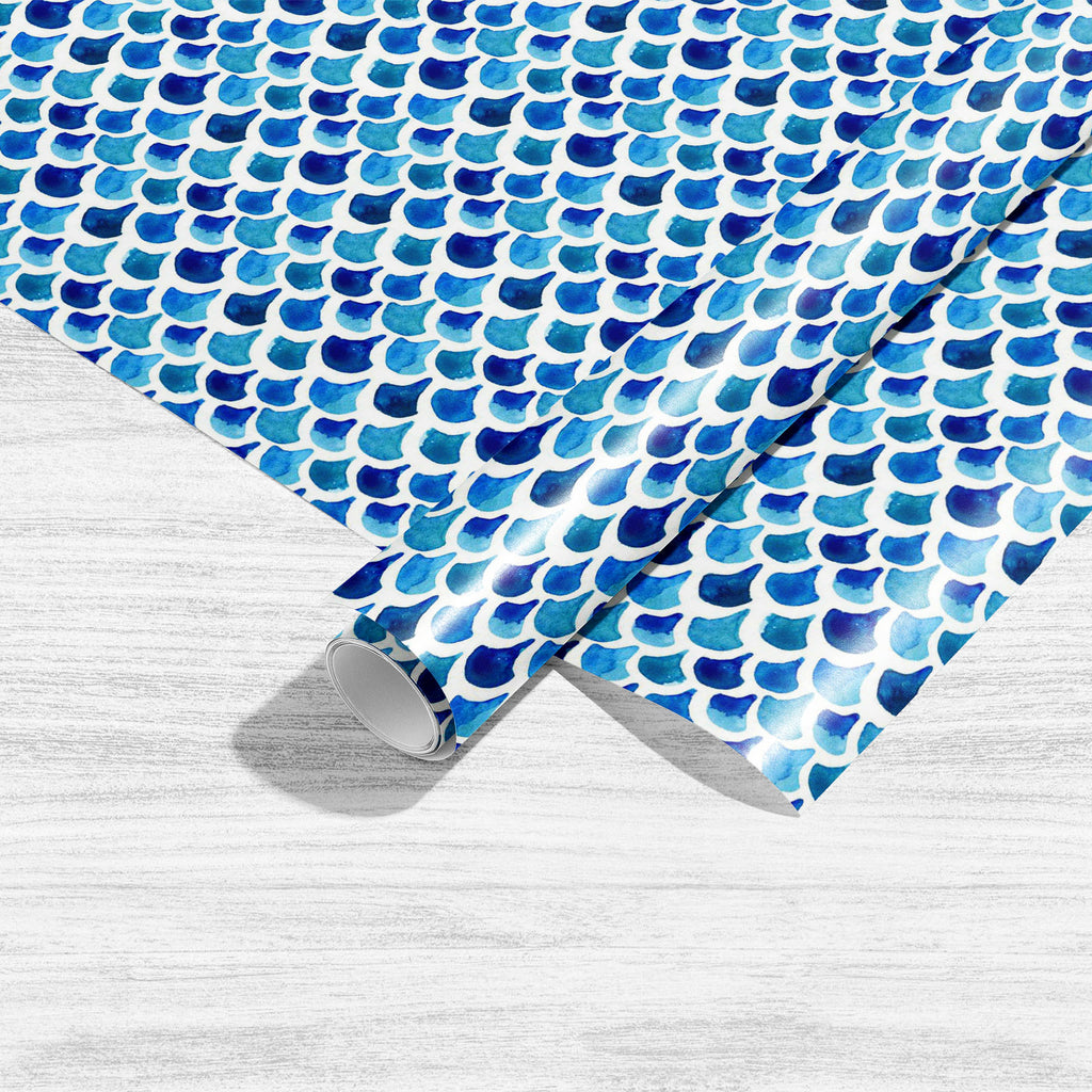 Abstract Fish Scale Art & Craft Gift Wrapping Paper - Wrapping Papers - ArtzFolio.com