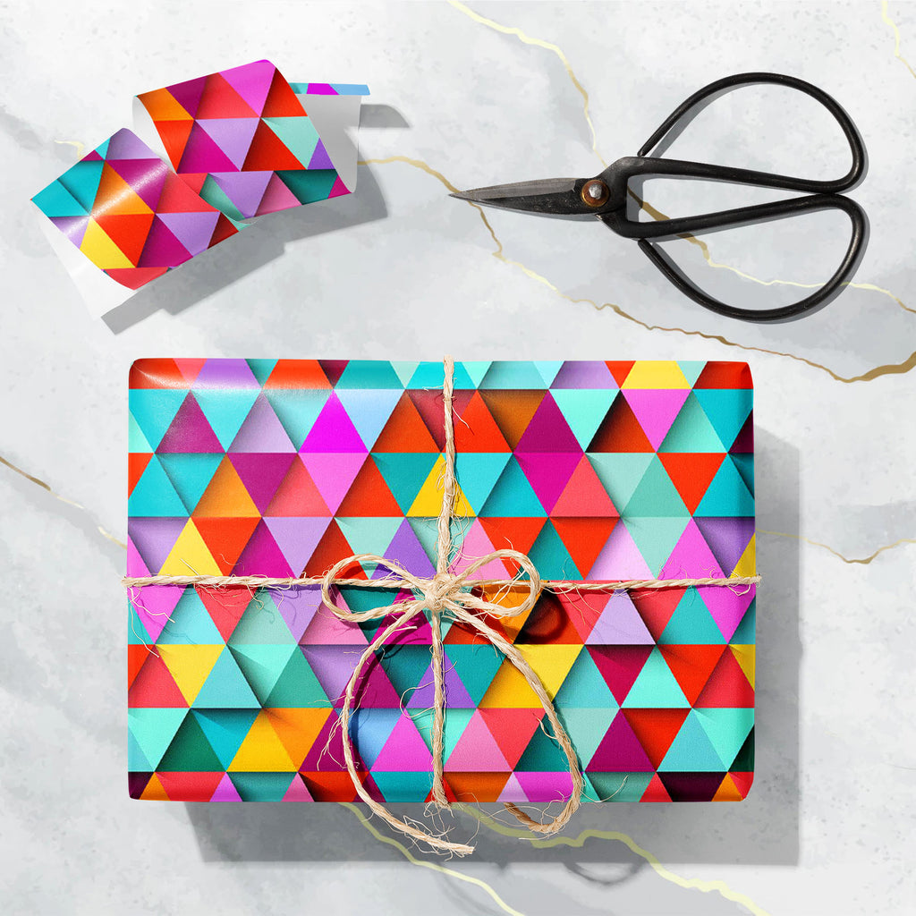 Geometric Pattern D24 Art & Craft Gift Wrapping Paper-Wrapping Papers-WRP_PP-IC 5016128 IC 5016128, 3D, Abstract Expressionism, Abstracts, Geometric, Geometric Abstraction, Illustrations, Patterns, Semi Abstract, Signs, Signs and Symbols, Triangles, pattern, d24, art, craft, gift, wrapping, paper, triangle, seamless, background, vector, wallpaper, abstract, purple, texture, colorful, creative, design, eps10, geometry, green, illustration, mosaic, orange, pink, shadow, shape, technology, template, yellow, ar