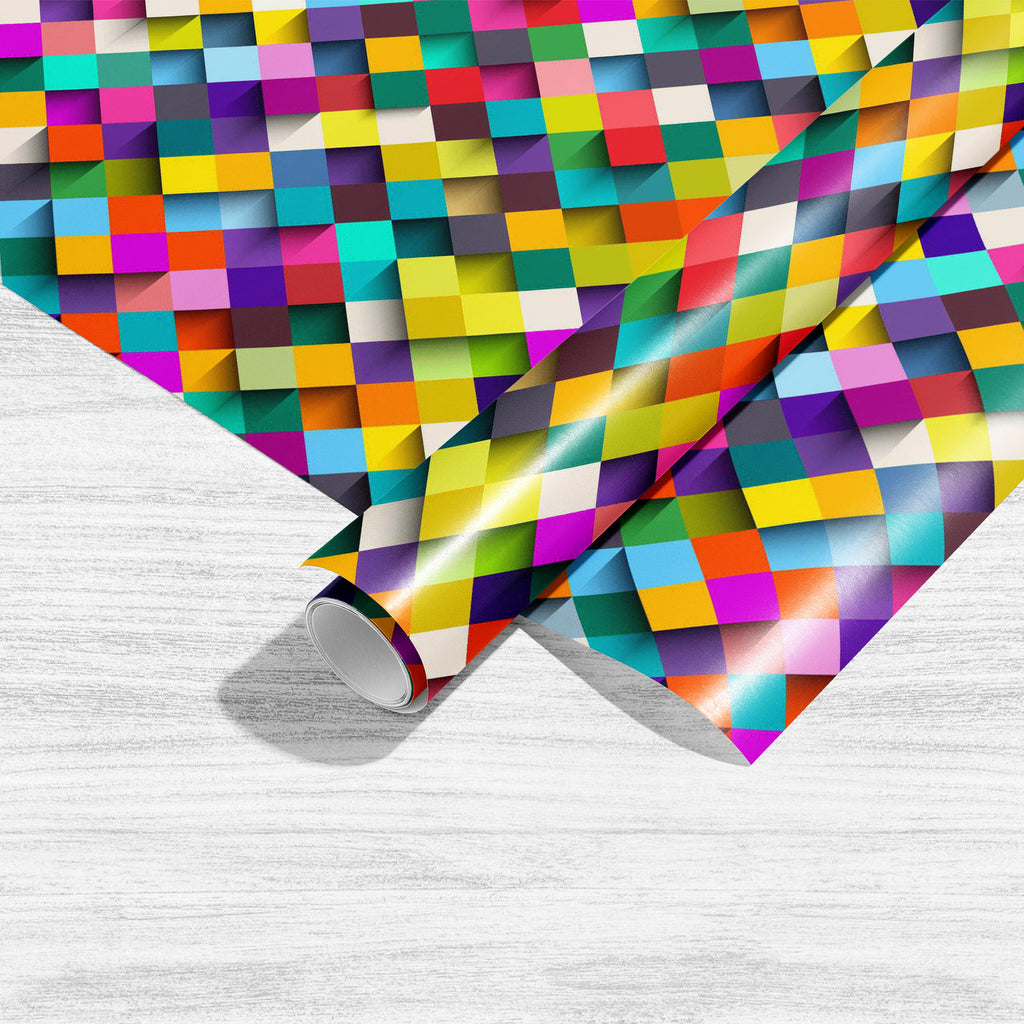 Geometric Pattern D25 Art & Craft Gift Wrapping Paper-Wrapping Papers-WRP_PP-IC 5016129 IC 5016129, 3D, Abstract Expressionism, Abstracts, Geometric, Geometric Abstraction, Illustrations, Patterns, Semi Abstract, Signs, Signs and Symbols, pattern, d25, art, craft, gift, wrapping, paper, background, square, purple, vector, abstract, seamless, mosaic, wallpaper, geometry, shadow, blue, colorful, creative, design, eps10, green, illustration, multicolored, orange, pink, rectangle, shape, technology, template, t