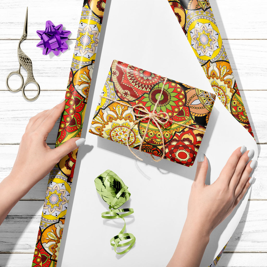 Vintage Arabic Indian Motifs D1 Art & Craft Gift Wrapping Paper-Wrapping Papers-WRP_PP-IC 5016136 IC 5016136, Abstract Expressionism, Abstracts, African, Ancient, Art and Paintings, Bohemian, Botanical, Culture, Decorative, Ethnic, Floral, Flowers, Geometric, Geometric Abstraction, Historical, Illustrations, Indian, Mandala, Medieval, Mexican, Moroccan, Nature, Paisley, Patterns, Pets, Retro, Semi Abstract, Signs, Signs and Symbols, Traditional, Tribal, Vintage, World Culture, arabic, motifs, d1, art, craft
