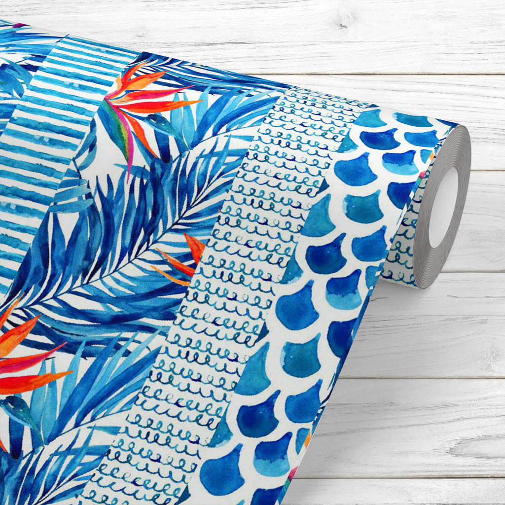 Watercolor Striped Waves Wallpaper Roll-Wallpapers Peel & Stick-WAL_PA-IC 5016138 IC 5016138, Abstract Expressionism, Abstracts, Art and Paintings, Black and White, Botanical, Digital, Digital Art, Floral, Flowers, Graphic, Illustrations, Nature, Nautical, Patterns, Semi Abstract, Signs, Signs and Symbols, Stripes, Tropical, Watercolour, White, watercolor, striped, waves, wallpaper, roll, stripe, pattern, flower, brush, foliage, seamless, water, color, line, wave, abstract, art, background, blue, column, cu