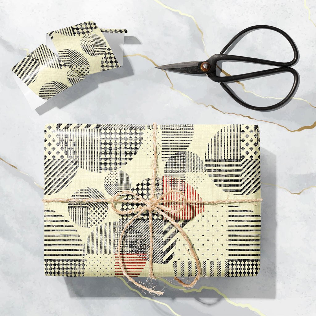 Abstract Circles D6 Art & Craft Gift Wrapping Paper - Wrapping Papers - ArtzFolio.com