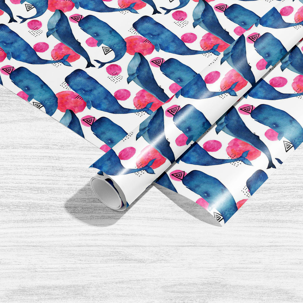 Whale and Geometrical Elements Art & Craft Gift Wrapping Paper-Wrapping Papers-WRP_PP-IC 5016142 IC 5016142, Abstract Expressionism, Abstracts, Animals, Animated Cartoons, Black and White, Caricature, Cartoons, Digital, Digital Art, Drawing, Geometric, Geometric Abstraction, Graphic, Illustrations, Nature, Patterns, Scenic, Semi Abstract, Signs, Signs and Symbols, Triangles, Watercolour, White, Wildlife, whale, and, geometrical, elements, art, craft, gift, wrapping, paper, pattern, seamless, abstract, anima