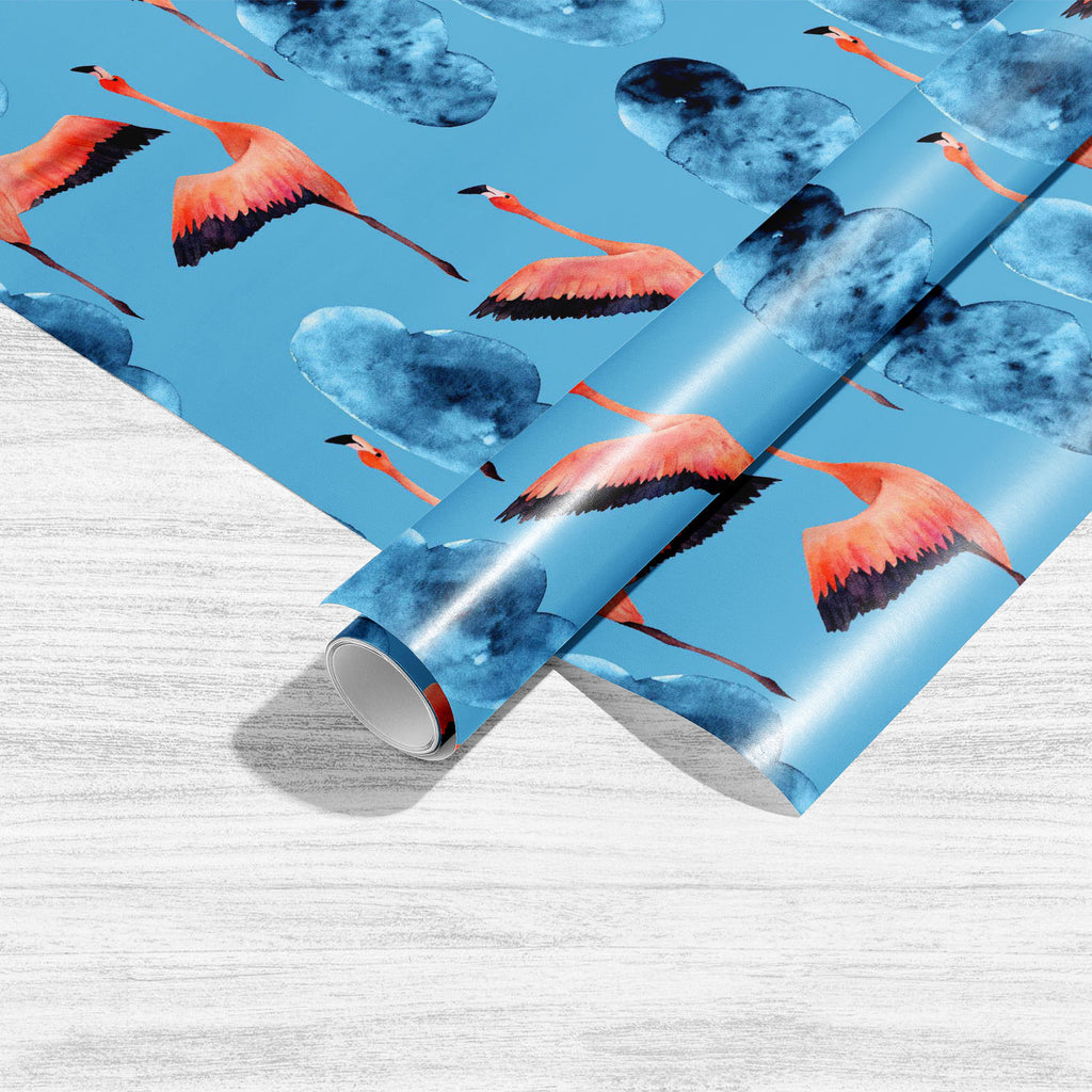 Flamingos Flying in Sea Art & Craft Gift Wrapping Paper-Wrapping Papers-WRP_PP-IC 5016148 IC 5016148, Animals, Art and Paintings, Birds, Drawing, Illustrations, Patterns, Signs, Signs and Symbols, Tropical, Watercolour, flamingos, flying, in, sea, art, craft, gift, wrapping, paper, seamless, pattern, watercolor, flamingo, background, painted, animal, backdrop, bird, blue, canvas, clouds, decoration, design, exotic, flight, fly, print, repeat, sky, summer, wallpaper, artzfolio, wrapping paper, gift wrapping 