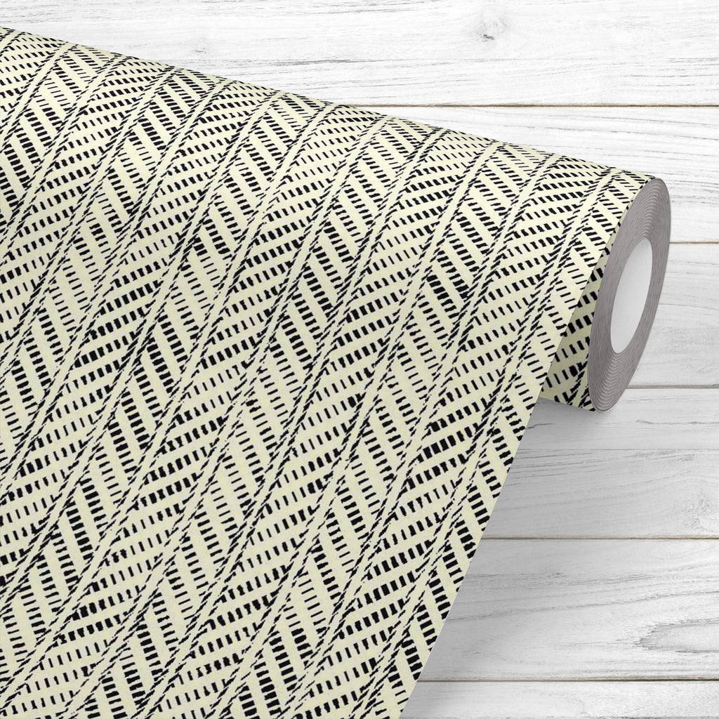 Mottled ZigZag Motif Art Wallpaper Roll-Wallpapers Peel & Stick-WAL_PA-IC 5016153 IC 5016153, Abstract Expressionism, Abstracts, Black, Black and White, Chevron, Decorative, Digital, Digital Art, Graphic, Herringbone, Illustrations, Modern Art, Patterns, Semi Abstract, Signs, Signs and Symbols, White, mottled, zigzag, motif, art, wallpaper, roll, pattern, texture, seamless, abstract, broken, vector, distressed, dyed, grunge, line, textile, tile, worn, background, card, cover, creative, dashed, design, disto