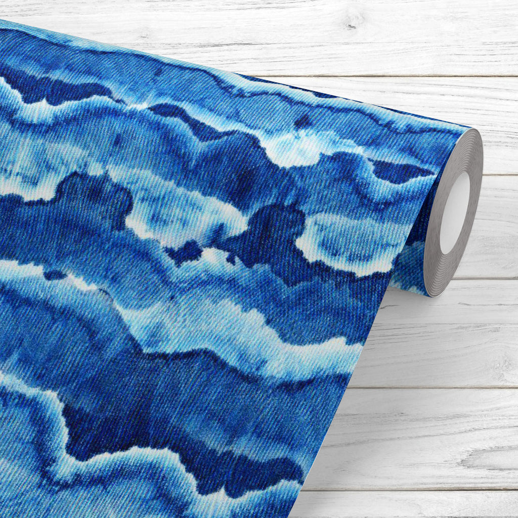 Shibori Indigo Batik D5 Wallpaper Roll-Wallpapers Peel & Stick-WAL_PA-IC 5016156 IC 5016156, Abstract Expressionism, Abstracts, Art and Paintings, Black and White, Culture, Decorative, Ethnic, Fashion, Illustrations, Japanese, Paintings, Patterns, Retro, Semi Abstract, Shibori, Signs, Signs and Symbols, Traditional, Tribal, Watercolour, White, World Culture, indigo, batik, d5, wallpaper, roll, dye, tie, pattern, watercolor, texture, seamless, print, repeat, textile, abstract, fabric, background, design, gru