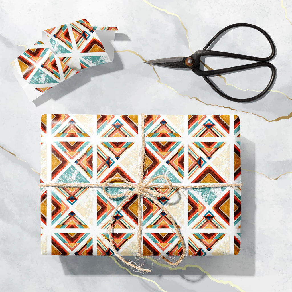 Watercolour Geometric Pattern D5 Art & Craft Gift Wrapping Paper-Wrapping Papers-WRP_PP-IC 5016160 IC 5016160, 80s, 90s, Abstract Expressionism, Abstracts, Ancient, Art and Paintings, Aztec, Culture, Decorative, Digital, Digital Art, Dots, Ethnic, Geometric, Geometric Abstraction, Graphic, Hipster, Historical, Illustrations, Medieval, Modern Art, Patterns, Retro, Semi Abstract, Signs, Signs and Symbols, Stripes, Traditional, Triangles, Tribal, Vintage, Watercolour, World Culture, pattern, d5, art, craft, gi