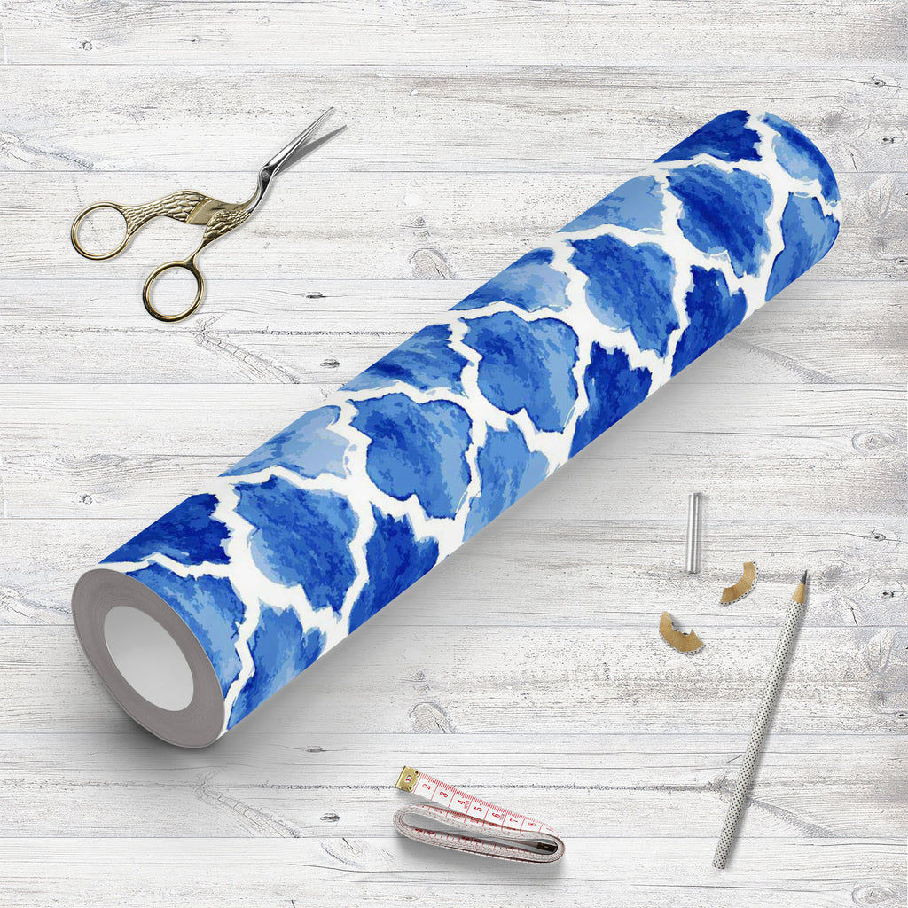 Blue Watercolor Moroccan Wallpaper Roll-Wallpapers Peel & Stick-WAL_PA-IC 5016163 IC 5016163, Abstract Expressionism, Abstracts, Allah, Ancient, Arabic, Art and Paintings, Decorative, Digital, Digital Art, Drawing, Fashion, Geometric, Geometric Abstraction, Graphic, Historical, Illustrations, Islam, Medieval, Moroccan, Patterns, Quatrefoil, Retro, Semi Abstract, Signs, Signs and Symbols, Vintage, Watercolour, blue, watercolor, wallpaper, roll, pattern, seamless, tile, background, design, mosaic, ornament, i