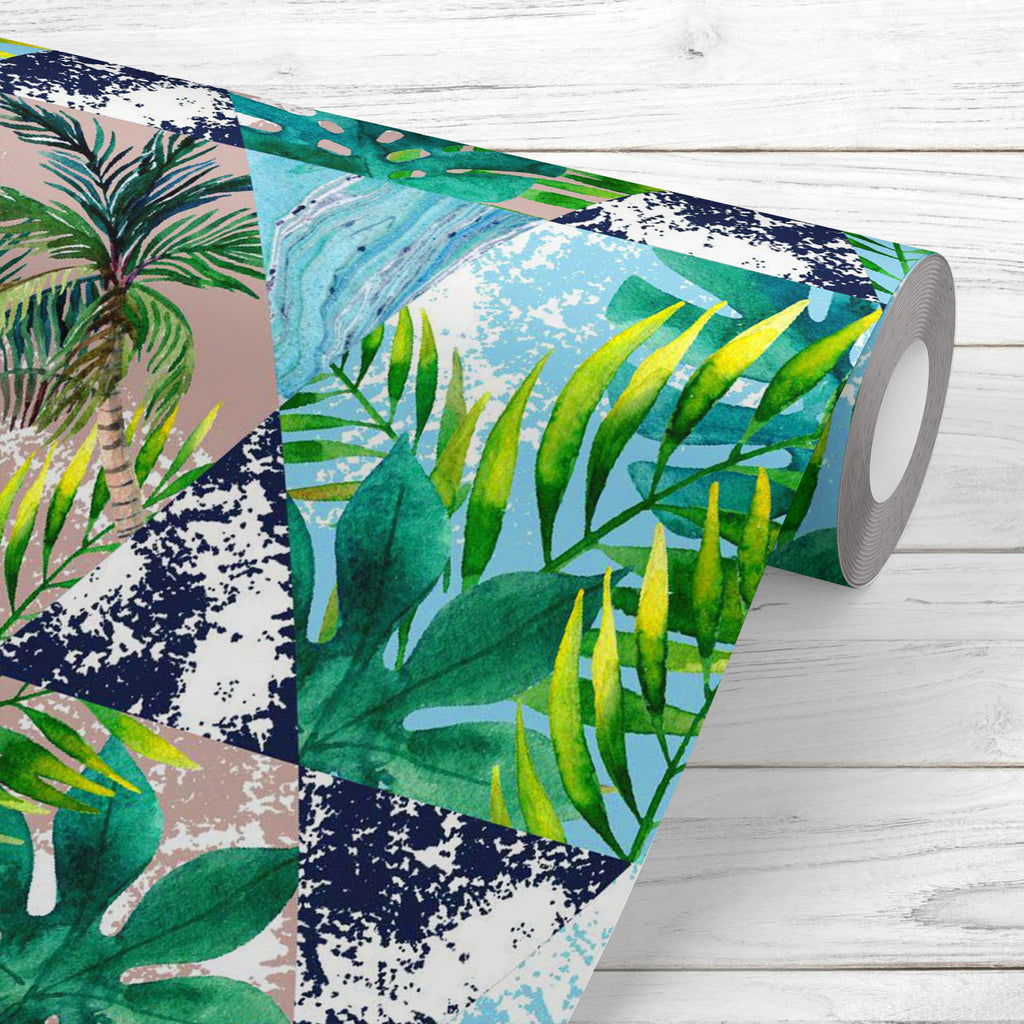 Tropical Leaves and Palm Trees D2 Wallpaper Roll-Wallpapers Peel & Stick-WAL_PA-IC 5016169 IC 5016169, Abstract Expressionism, Abstracts, Ancient, Art and Paintings, Automobiles, Black and White, Bling, Botanical, Digital, Digital Art, Floral, Flowers, Geometric, Geometric Abstraction, Graphic, Hexagon, Hipster, Historical, Illustrations, Marble, Marble and Stone, Medieval, Modern Art, Nature, Patterns, Retro, Semi Abstract, Signs, Signs and Symbols, Stripes, Transportation, Travel, Triangles, Tropical, Veh