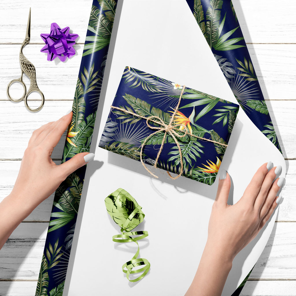 Tropical Jungle Art & Craft Gift Wrapping Paper-Wrapping Papers-WRP_PP-IC 5016171 IC 5016171, Abstract Expressionism, Abstracts, Ancient, Art and Paintings, Black, Black and White, Botanical, Drawing, Fashion, Floral, Flowers, Hawaiian, Historical, Illustrations, Medieval, Nature, Patterns, Retro, Scenic, Semi Abstract, Signs, Signs and Symbols, Tropical, Vintage, jungle, art, craft, gift, wrapping, paper, pattern, tropic, flower, seamless, vector, wallpaper, print, background, dark, hawaii, abstract, leaf,