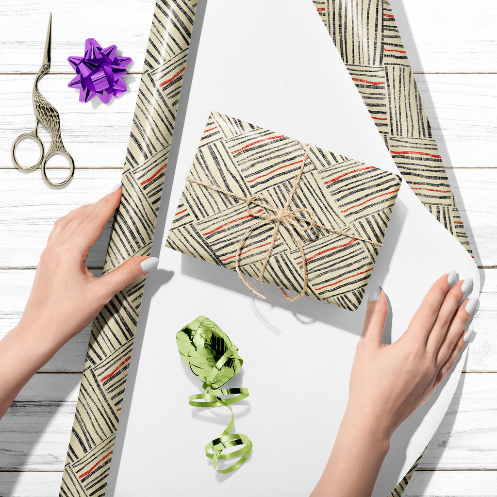 Abstract Geometry D4 Art & Craft Gift Wrapping Paper - Wrapping Papers - ArtzFolio.com