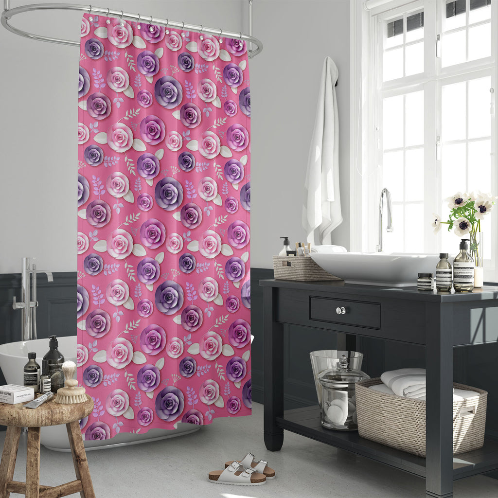 Floral Botanical Pattern D24 Washable Waterproof Shower Curtain-Shower Curtains-CUR_SH_EL-IC 5016188 IC 5016188, 3D, Art and Paintings, Black and White, Botanical, Floral, Flowers, Illustrations, Nature, Patterns, Signs, Signs and Symbols, White, pattern, d24, washable, waterproof, shower, curtain, background, art, artwork, backdrop, beautiful, bloom, blossom, cut, decor, design, elegance, element, fabric, flower, foliate, illustration, leaf, light, ornament, paper, petal, pretty, print, romantic, seamless,