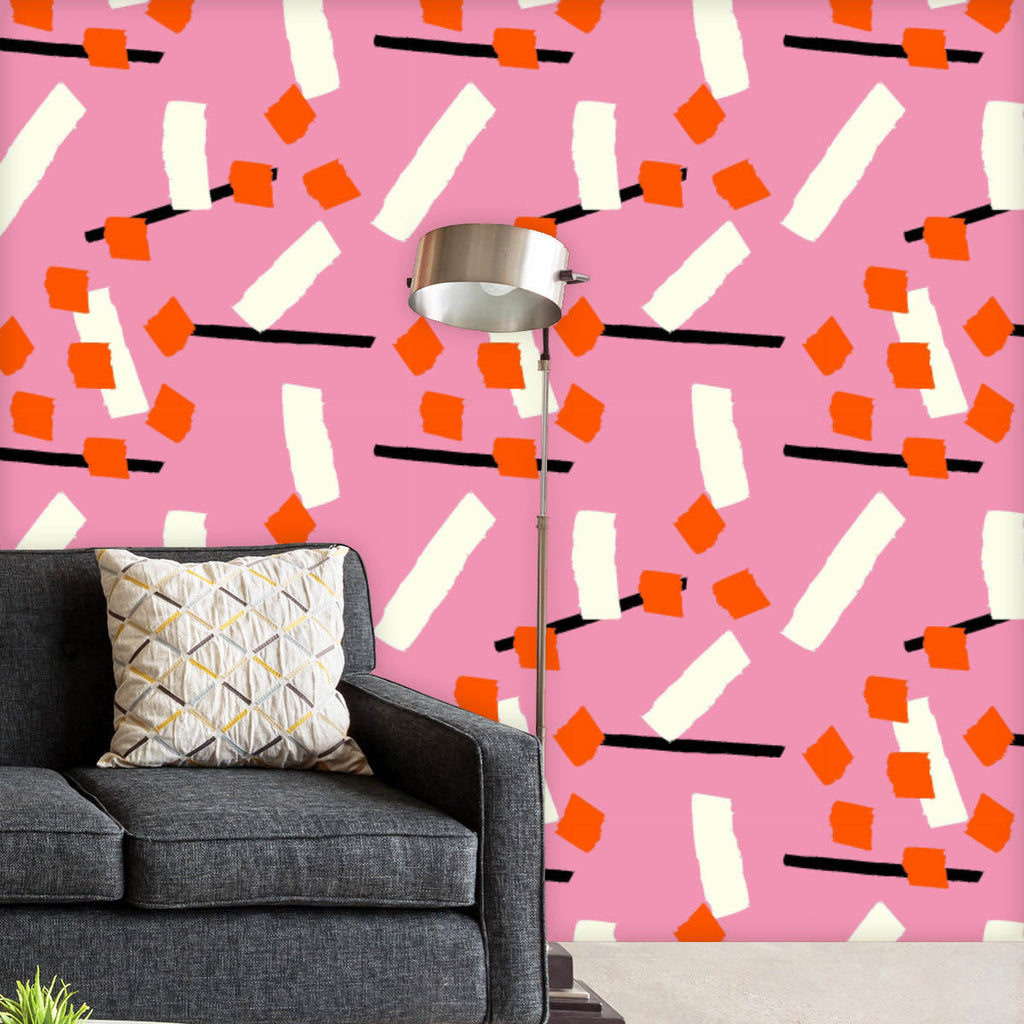 Abstract Brush Stroke D23 Wallpaper Roll - Wallpapers Peel & Stick - ArtzFolio.com