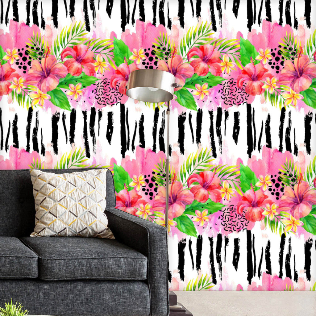 Watercolor Tropical Floral Art D1 Wallpaper Roll-Wallpapers Peel & Stick-WAL_PA-IC 5016201 IC 5016201, Abstract Expressionism, Abstracts, Art and Paintings, Botanical, Digital, Digital Art, Floral, Flowers, Graphic, Illustrations, Nature, Patterns, Scenic, Semi Abstract, Signs, Signs and Symbols, Sketches, Splatter, Stripes, Tropical, Watercolour, watercolor, art, d1, wallpaper, roll, hibiscus, abstract, background, blob, bloom, blossom, blotch, border, brush, color, colorful, decoration, design, doodle, dr