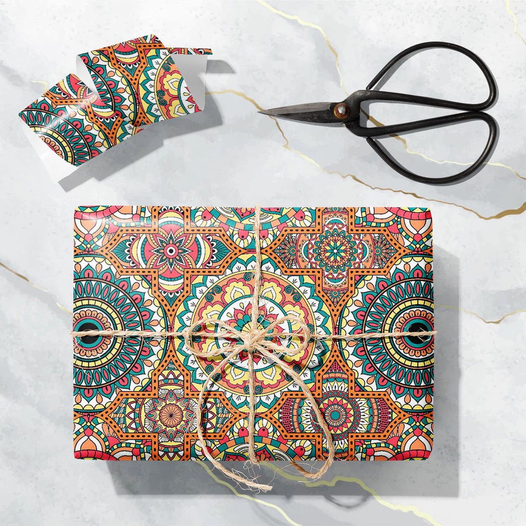 Vintage Arabic Indian Motifs D9 Art & Craft Gift Wrapping Paper-Wrapping Papers-WRP_PP-IC 5016216 IC 5016216, Abstract Expressionism, Abstracts, African, Ancient, Art and Paintings, Bohemian, Botanical, Culture, Decorative, Ethnic, Floral, Flowers, Geometric, Geometric Abstraction, Historical, Illustrations, Indian, Mandala, Medieval, Mexican, Moroccan, Nature, Paisley, Patterns, Pets, Retro, Semi Abstract, Signs, Signs and Symbols, Traditional, Tribal, Vintage, World Culture, arabic, motifs, d9, art, craft
