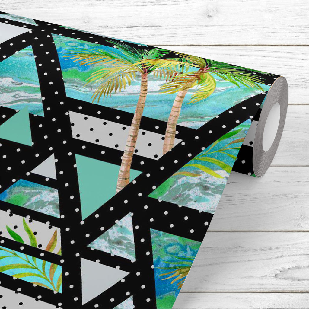 Summer Watercolor Triangles Wallpaper Roll-Wallpapers Peel & Stick-WAL_PA-IC 5016225 IC 5016225, 80s, 90s, Abstract Expressionism, Abstracts, Ancient, Art and Paintings, Automobiles, Black, Black and White, Bling, Digital, Digital Art, Dots, Geometric, Geometric Abstraction, Graphic, Grid Art, Hipster, Historical, Illustrations, Marble, Marble and Stone, Medieval, Patterns, Retro, Semi Abstract, Signs, Signs and Symbols, Transportation, Travel, Triangles, Tropical, Vehicles, Vintage, Watercolour, summer, wa