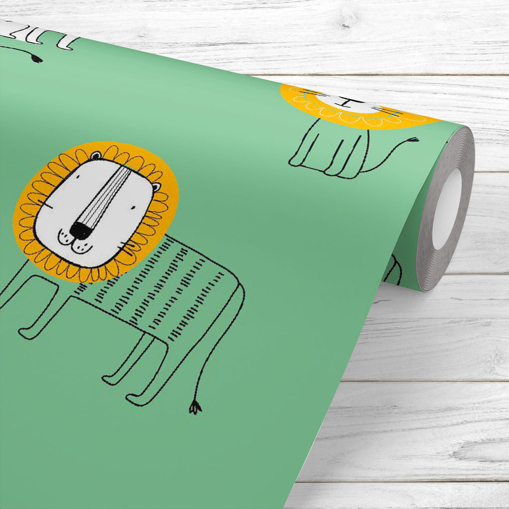 Cute Lion Cub D2 Wallpaper Roll-Wallpapers Peel & Stick-WAL_PA-IC 5016238 IC 5016238, Animals, Animated Cartoons, Art and Paintings, Baby, Black and White, Caricature, Cartoons, Children, Comics, Drawing, Kids, Nature, Patterns, Scenic, White, Wildlife, cute, lion, cub, d2, wallpaper, roll, adorable, animal, art, big, card, cartoon, cat, character, charming, cheerful, child, childhood, childish, comic, decoration, fabric, feline, fun, funny, fur, greeting, happy, invitation, jungle, kid, king, leo, lovely, 