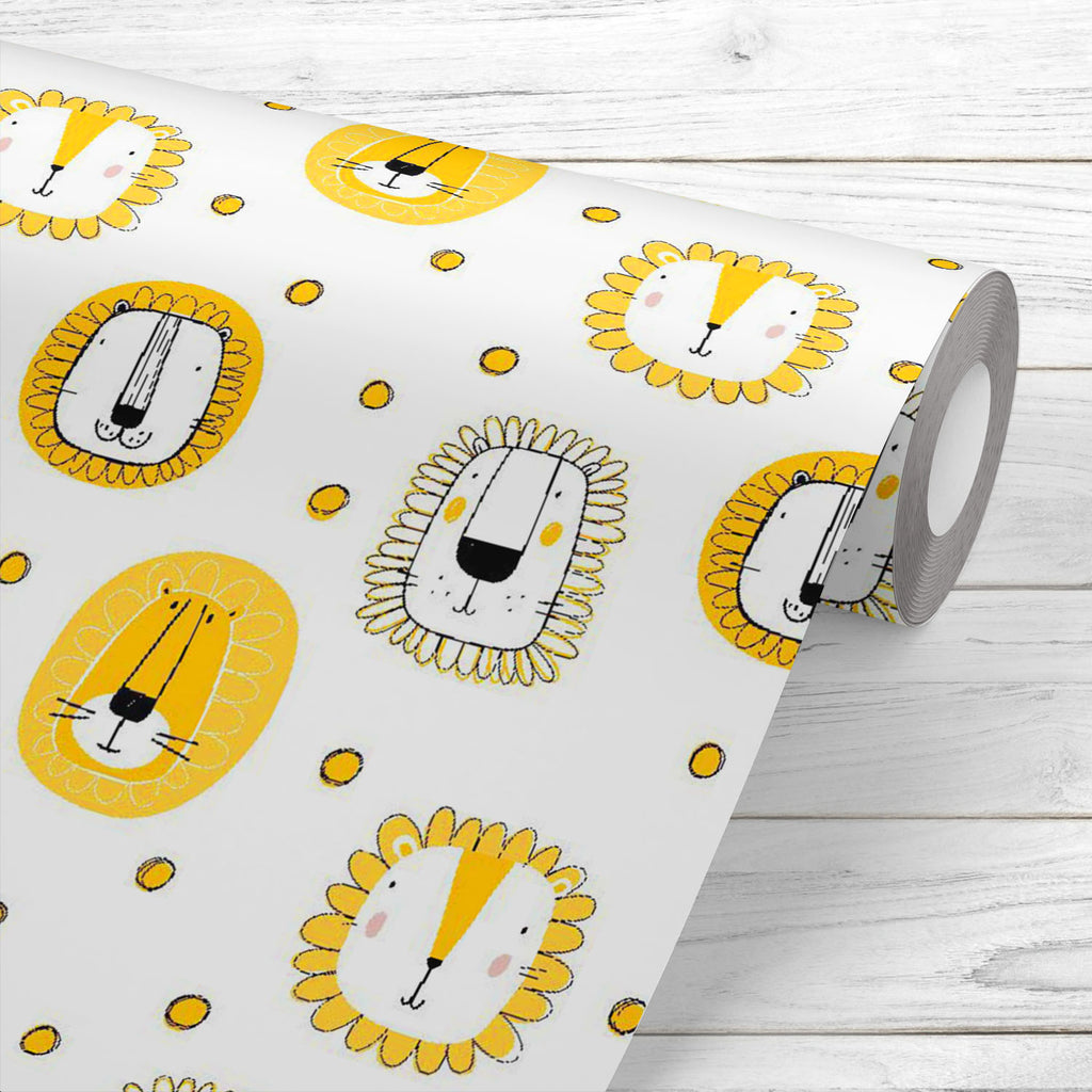 Lion Cub D2 Wallpaper Roll-Wallpapers Peel & Stick-WAL_PA-IC 5016240 IC 5016240, Animals, Animated Cartoons, Art and Paintings, Baby, Black and White, Caricature, Cartoons, Children, Comics, Drawing, Kids, Nature, Patterns, Scenic, White, Wildlife, lion, cub, d2, wallpaper, roll, pattern, cute, safari, jungle, yellow, adorable, animal, art, big, card, cartoon, cat, character, charming, cheerful, child, childhood, childish, comic, decoration, fabric, feline, fun, funny, fur, greeting, happy, invitation, kid,