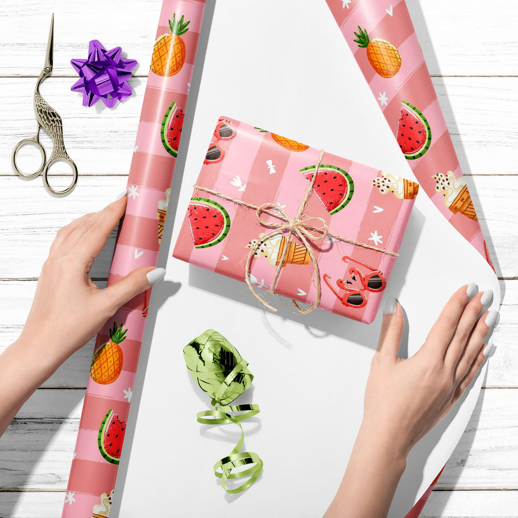 Pink Summer Pattern Art & Craft Gift Wrapping Paper-Wrapping Papers-WRP_PP-IC 5016241 IC 5016241, Abstract Expressionism, Abstracts, Animated Cartoons, Art and Paintings, Botanical, Caricature, Cartoons, Floral, Flowers, Hearts, Illustrations, Love, Nature, Patterns, Semi Abstract, Signs, Signs and Symbols, Stripes, pink, summer, pattern, art, craft, gift, wrapping, paper, flamingo, watermelon, seamless, abstract, sunglasses, trendy, pineapple, print, vector, background, butterflies, cartoon, colorful, desi