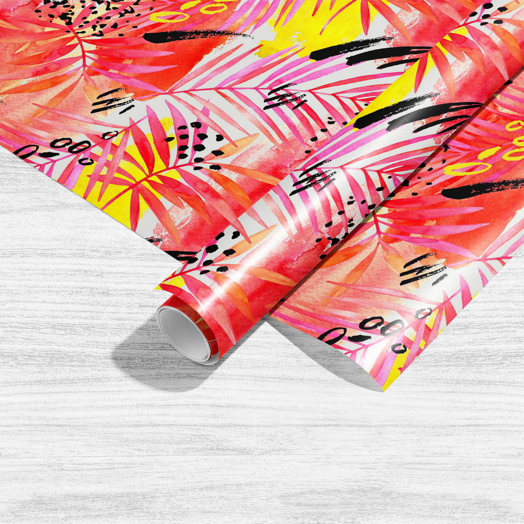 Hand Painted Tropical Leaves Art & Craft Gift Wrapping Paper-Wrapping Papers-WRP_PP-IC 5016247 IC 5016247, Abstract Expressionism, Abstracts, Art and Paintings, Black, Black and White, Botanical, Circle, Digital, Digital Art, Dots, Floral, Flowers, Graphic, Illustrations, Nature, Paintings, Patterns, Scenic, Seasons, Semi Abstract, Signs, Signs and Symbols, Sketches, Splatter, Tropical, Watercolour, hand, painted, leaves, art, craft, gift, wrapping, paper, pink, background, color, texture, abstract, blot, b