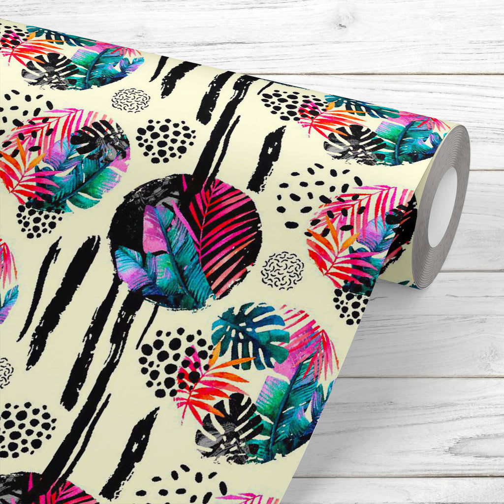 Abstract Memphis Wallpaper Roll - Wallpapers Peel & Stick - ArtzFolio.com