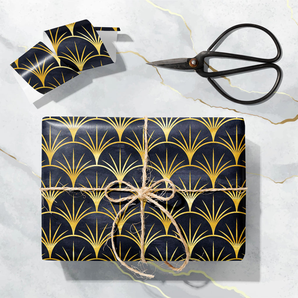 Geometric Pattern D29 Art & Craft Gift Wrapping Paper-Wrapping Papers-WRP_PP-IC 5016259 IC 5016259, Art and Paintings, Art Deco, Geometric, Geometric Abstraction, Illustrations, Patterns, Retro, Signs, Signs and Symbols, pattern, d29, art, craft, gift, wrapping, paper, elegant, deco, background, backdrop, blue, classic, dark, design, fine, line, gold, golden, illustration, seamless, simple, subtle, texture, wallpaper, artzfolio, wrapping paper, gift wrapping paper, gift wrapping, birthday wrapping paper, ho