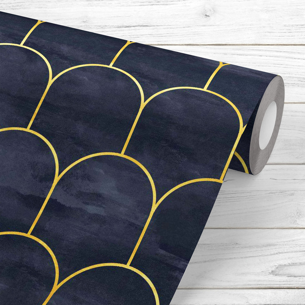 Geometric Pattern D32 Wallpaper Roll-Wallpapers Peel & Stick-WAL_PA-IC 5016262 IC 5016262, Art and Paintings, Art Deco, Geometric, Geometric Abstraction, Illustrations, Patterns, Retro, Signs, Signs and Symbols, pattern, d32, wallpaper, roll, art, deco, background, backdrop, blue, classic, dark, design, elegant, fine, line, gold, golden, illustration, seamless, simple, subtle, texture, wrapping, paper, artzfolio, wallpapers for bedroom, wall papers full sheet for living room, wallpapers for home, pvc wallpa